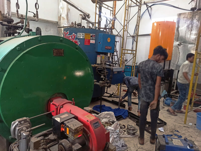 Utah Fashion Ltd. Hurst Boiler Supply and Installation. Boiler Company in Bangladesh. Modern Erection Limited MEL Group