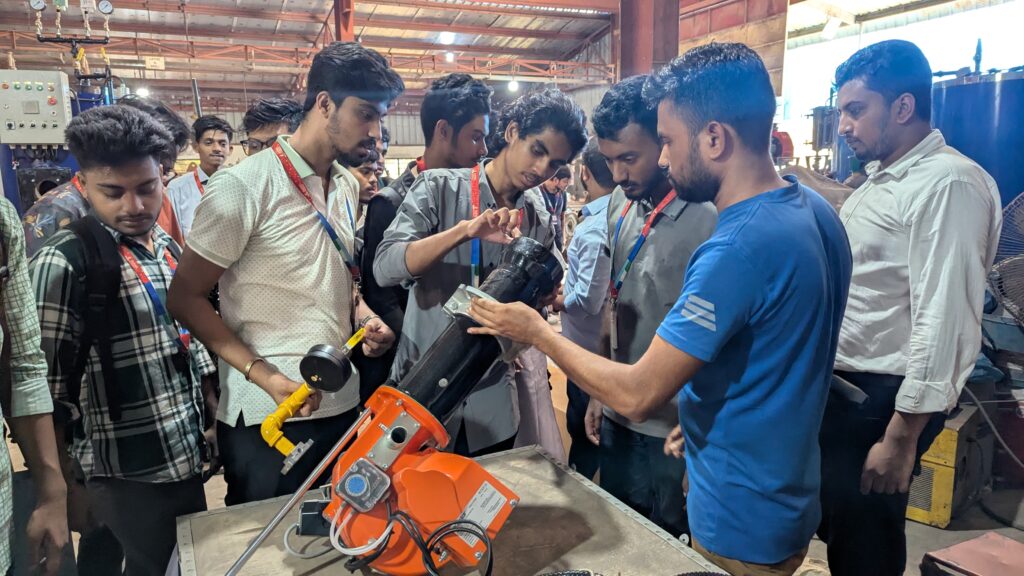 Daffodil Polytechnic Electrical Students Visit MEL Group – Learning Boiler Technology Modern Erection Limited 16