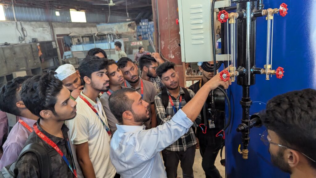 Daffodil Polytechnic Electrical Students Visit MEL Group – Learning Boiler Technology Modern Erection Limited 6