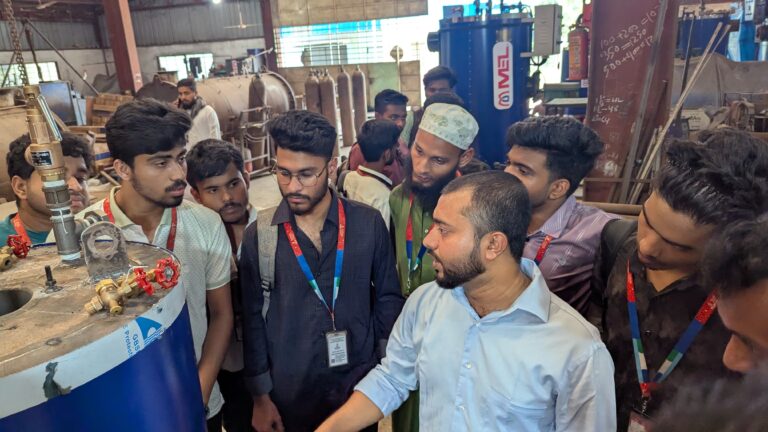 Daffodil Polytechnic Electrical Students Visit MEL Group – Learning Boiler Technology in Action